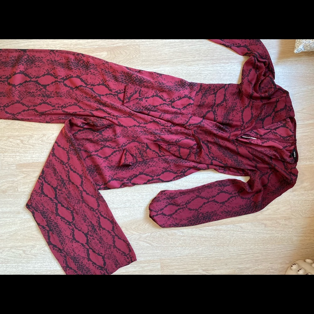Red Snake Jumpsuit